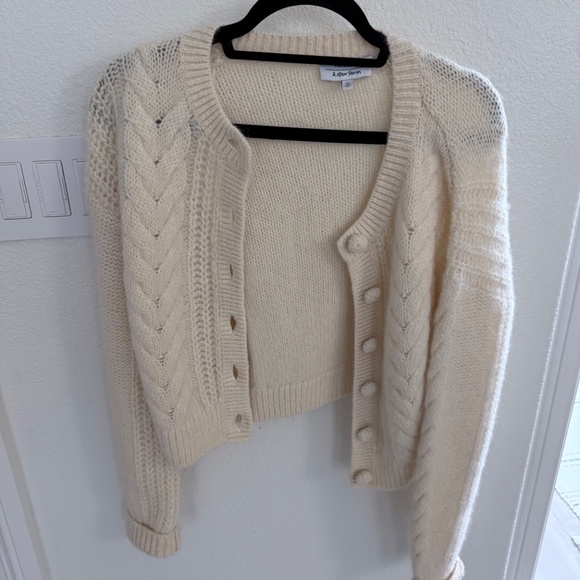 & OTHER STORIES Cropped Cable Knit Cardigan SZ: small - Picture 7 of 7
